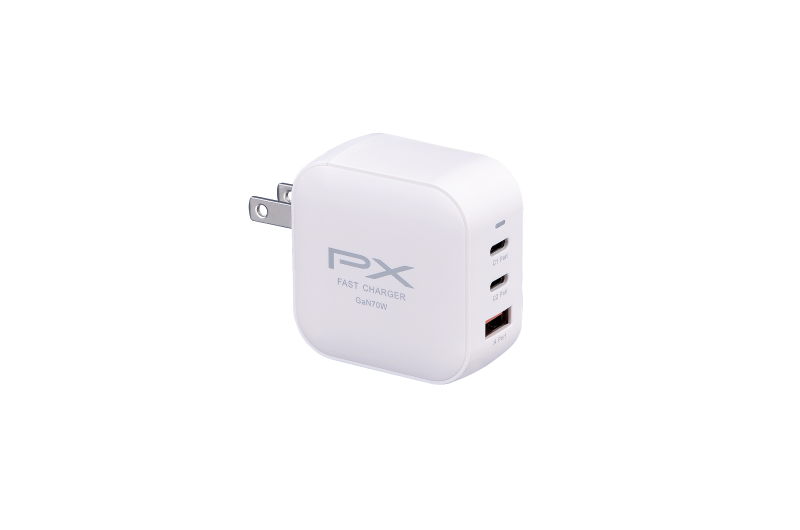 70W氮化鎵快速充電器(白色)