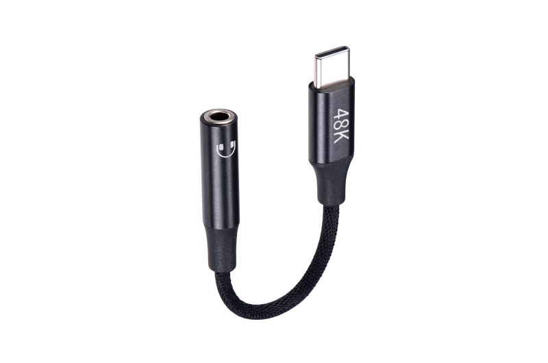 48K USB-C轉3.5mm耳機轉接頭